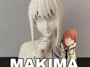 Bust of Makima - Chainsaw Man