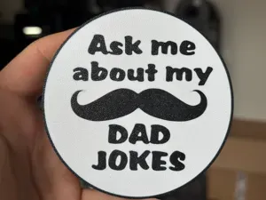 Dad Jokes coaster