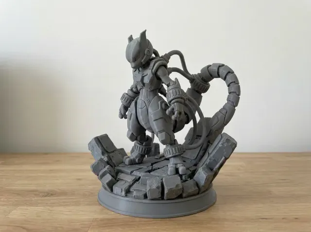 Armored Mewtwo Diorama — Image 2 of 3