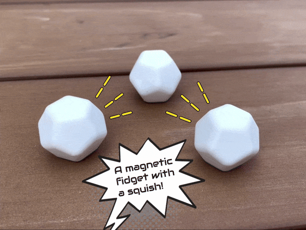 Fidget Toy | TPU Magnetic Dice