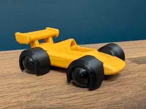 1960s F1 Inspired Marble Wheeled Race Car