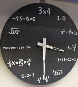 Mathematical Wall Clock (Clock Components Kit 011)
