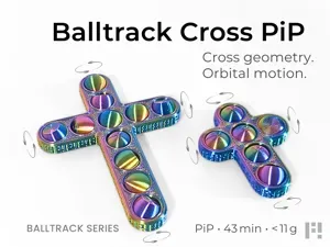Balltrack Cross PiP - 2 sizes, EDC-version, no AMS