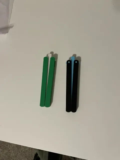 Butterfly knife/Balisong trainer *Fully 3d printed — Фото 3 из 4
