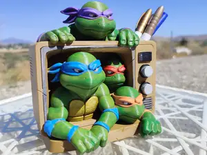 Teenage Mutant Ninja Pen Holder – Retro TV Style