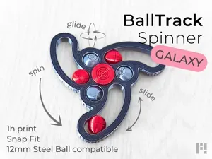 BallTrack Spinner Galaxy – TripleAxis Orbit Fidget