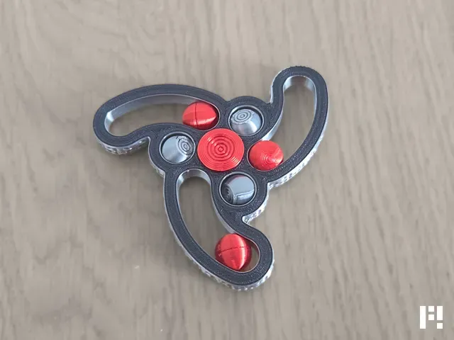 BallTrack Spinner Galaxy – TripleAxis Orbit Fidget — Image 3 of 6