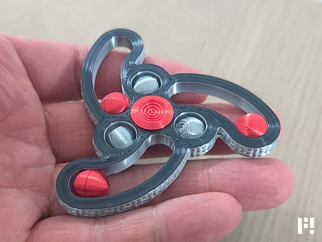 BallTrack Spinner Galaxy – TripleAxis Orbit Fidget — Image 4 of 6