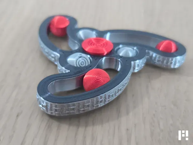 BallTrack Spinner Galaxy – TripleAxis Orbit Fidget — Image 2 of 6