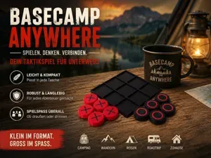 Tic-Tac-Toe Reisespiel fuer spannende Mini-Duelle