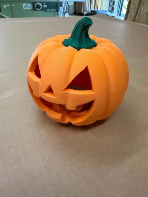Jack-O'-Lantern Pumpkin Halloween Tealight Holder — Image 2 of 6