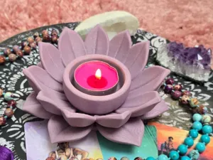 Lotus Flower Elegant Tealight Holder - Home Decor