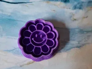 cortador de flor margarita sonriente