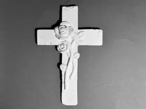 Holy Cross and Roses - heiliges Kreuz