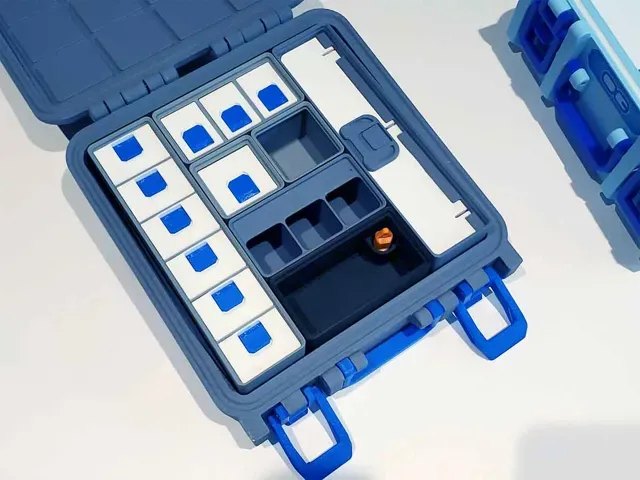 Gridfinity 1x (6U,9U &12U) Lidded Bins version 2.0 — Image 9 of 11