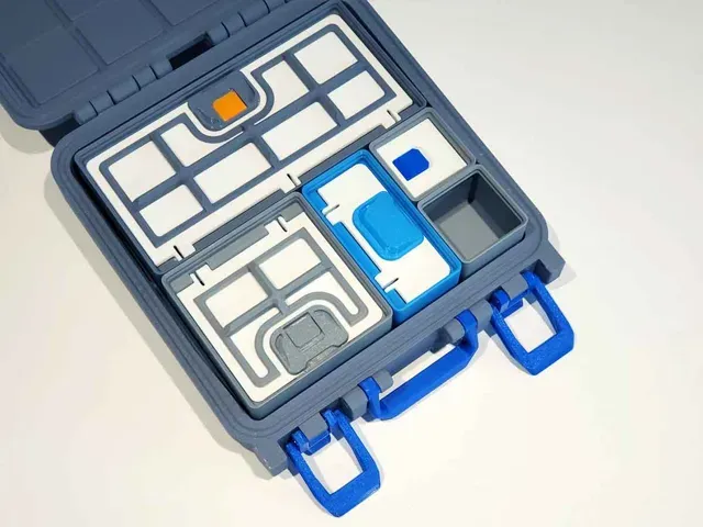 Gridfinity 1x (6U,9U &12U) Lidded Bins version 2.0 — Image 6 of 11