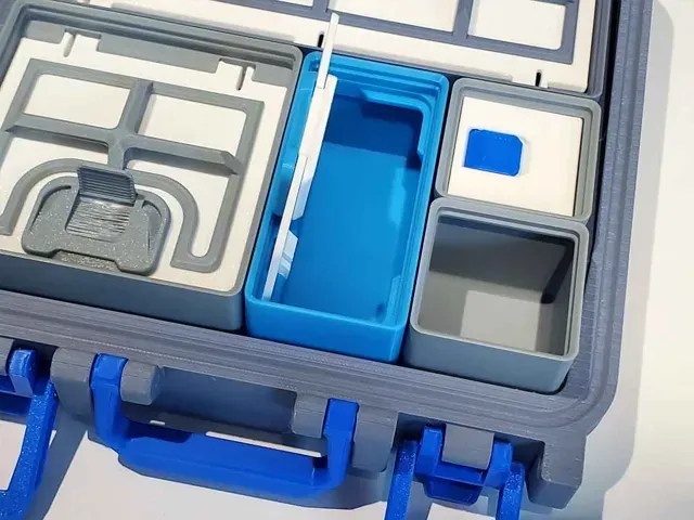 Gridfinity 1x (6U,9U &12U) Lidded Bins version 2.0 — Image 7 of 11