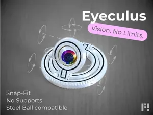 Eyeculus Fidget – SnapFit, Eye/No‑Eye, Steel Ball