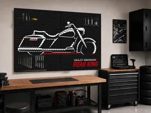 Harley-Davidson Road King Makers Wall (SKADIS)