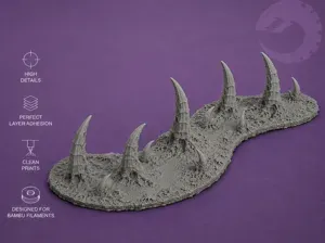 Tyranid-Inspired Claw Wall – Organic Alien Terrain