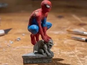 Spider Man "Brand New Day" Gargoyle Statue