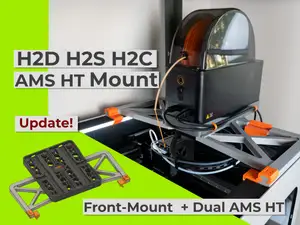 AMS HT Top Mount for H2D H2S H2C - TPU Direct-Feed