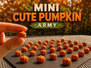 Mini pumpkin army game