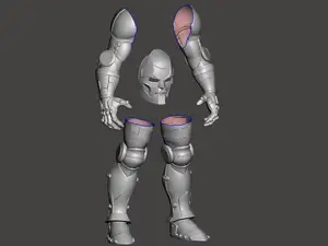 Doctor Doom Armor & Mask - Broken Into Pieces