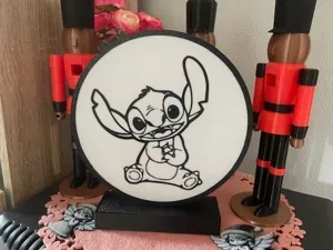 LED Lamp Lightbox - LED Lantern Stitch Disney V1