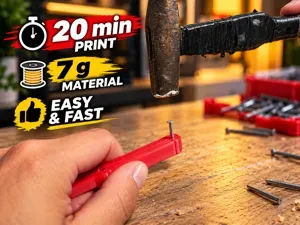 Nail holder – safe hammering tool