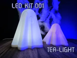Spooky Ghost Lamps - LED KIT 001 / TEA LIGHT