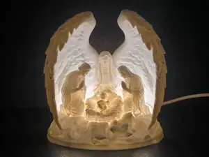 Illuminated Nativity Scene