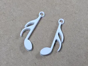 sixteenth note earring