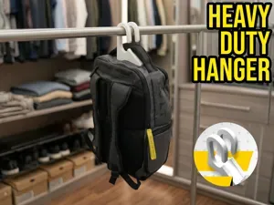 Strong Heavy Duty Backpack & Bag DUAL Hanger