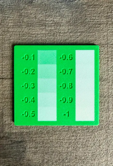 Two colour filament layering test swatches — Фото 2 из 3