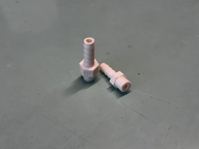 Parametric Auto-Labeled Male UNC Hose Adapter — Image 9 of 10