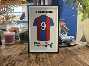 La Liga - FC Barcelona Johan Cruijff jersey art