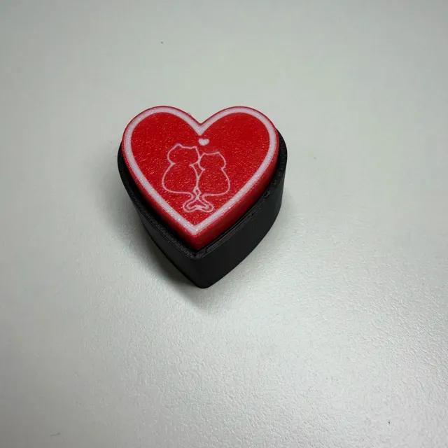 Valentine's day heart shaped fidget clicker cats — Фото 10 из 10