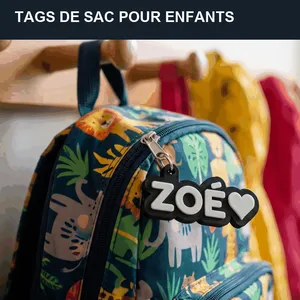 Tags de sac pour enfants - une classe en 1 print !