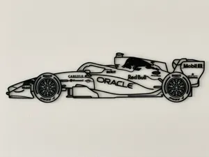 Red Bull RB22 F1 Car Wall Art