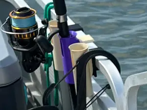Pontoon Rail System - Fishing Rod Holder
