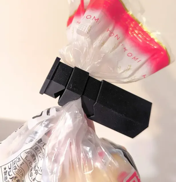 Bag clip - No supports needed "Polygonal" version — Фото 2 из 7