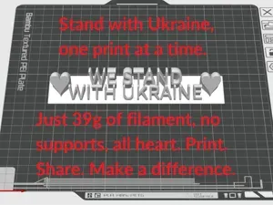 Print for Freedom: We Stand With Ukraine All Heart