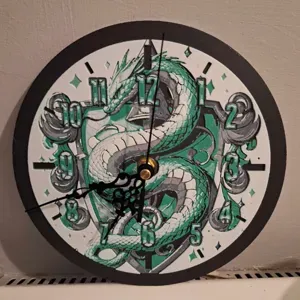 Slytherin Clock - Harry Potter - 20cm