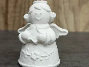 Cute Angel Figurine Printed Decorative Ornament