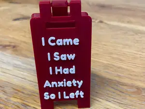 Anxiety sign