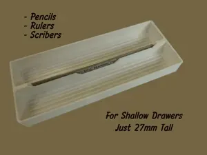Gridfinity Pencil Box For Shallow Drawers