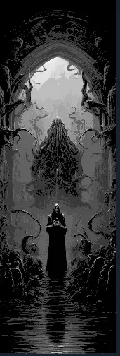Gothic Horror Bookmarks set of 3 - Cthulho Lovecraftian Designs — Фото 3 из 5