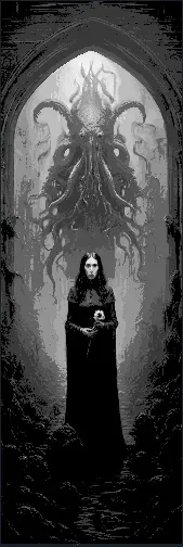 Gothic Horror Bookmarks set of 3 - Cthulho Lovecraftian Designs — Фото 5 из 5