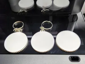 Step File Template Blank Medallion Keychain Coin